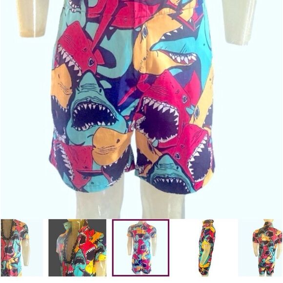 Shark Attack Romper - Picture 6 of 12